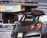 ROBOT CRAFTSMAN Carbon Fiber or FRP Swan Neck Hammer GT Wing For Nissan GTR R35